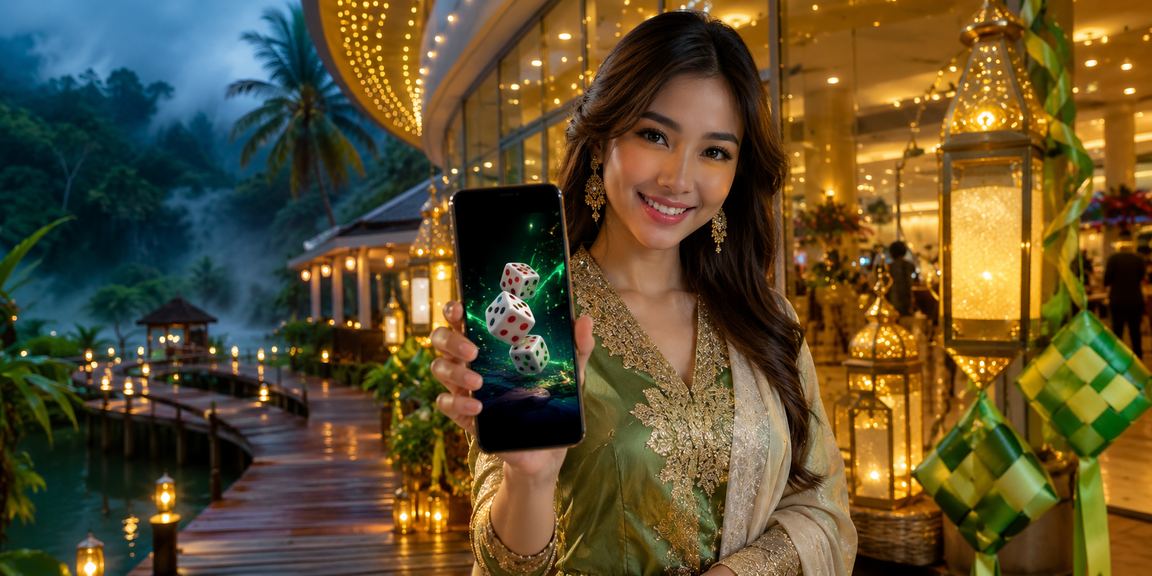 Suasana permainan dan perayaan Hari Raya di Sabah Malaysia